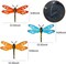 3-Pack Metal Dragonfly Wall Decor – Indoor & Outdoor Garden Hanging Art